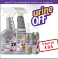 Ob zuhause oder für unterwegs - Urine OFF beseitigt die Ursache von Uringerüchen.
