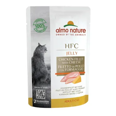 Almo HFC Jelly in Beutel - Hühnerfilet & Käse 55g