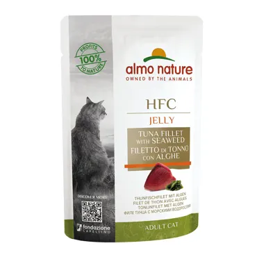 Almo HFC Jelly in Beutel - Thunfischfilet & Algen 55g
