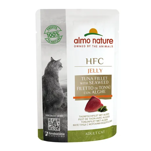 Almo HFC Jelly in Beutel Thunfischfilet Algen 55g