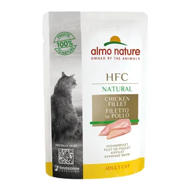 Almo HFC Natural in Beutel - Hühnerfilet 55g