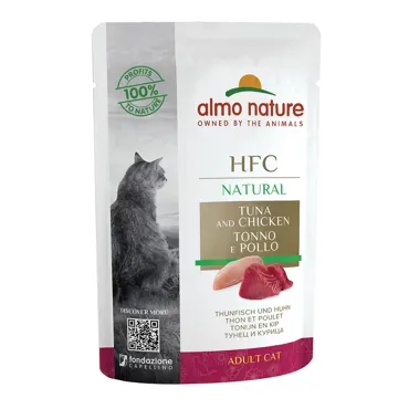 Almo HFC Natural in Beutel - Thunfisch & Huhn 55g