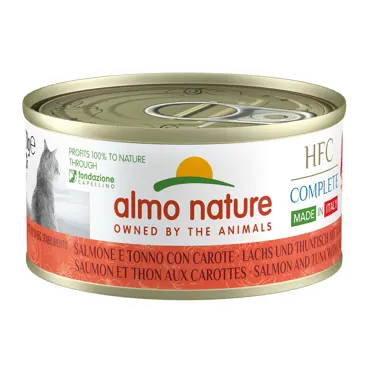 Almo HFC Complete in Dose - Lachs, Thunfisch & Karotten 70g