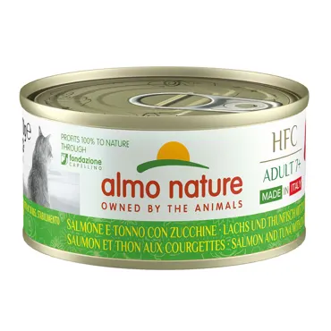 Almo HFC Complete in Dose - 7+ - Lachs, Thunfisch & Zucchini 70g