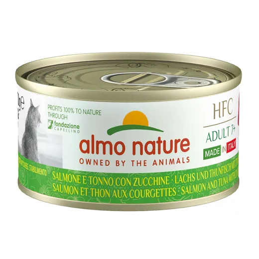 Almo HFC Complete in Dose 7+ Lachs, Thunfisch & Zucchini 70g