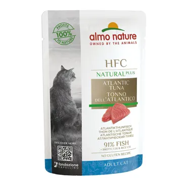 Almo HFC Natural Plus in Beutel - Atlantikthunfisch 55g
