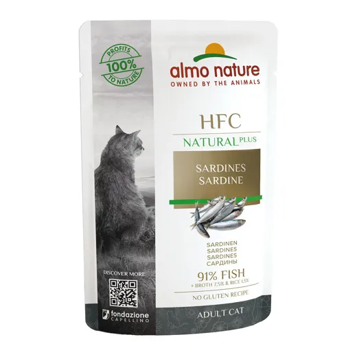 Almo HFC Natural Plus in Beutel Sardinen 55g