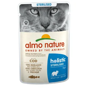 Almo Holistic Sterilised - Kabeljau 70g