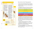 Praktische Übungskarten mit Farbcodes helfen bei der genauen Durchführung der Übungen.