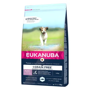 Eukanuba  Grain Free Puppy S/M Salmon