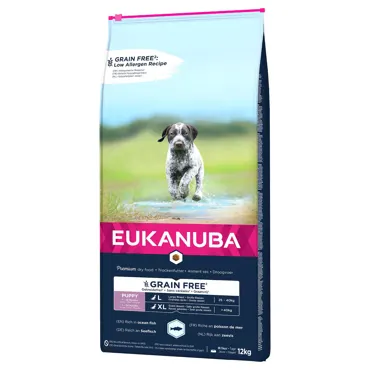 Eukanuba Grain Free Puppy L/XL Salmon 12kg
