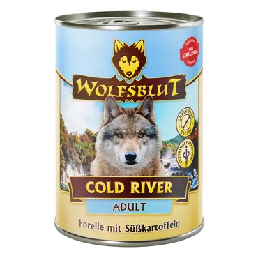 Wolfsblut Canine Adult Cold River - Forelle mit Süsskartoffel 6 Dosen