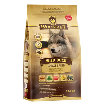 Wolfsblut Canine Adult Large Breed Wild Duck - Ente mit Kartoffel 12.5Kg
