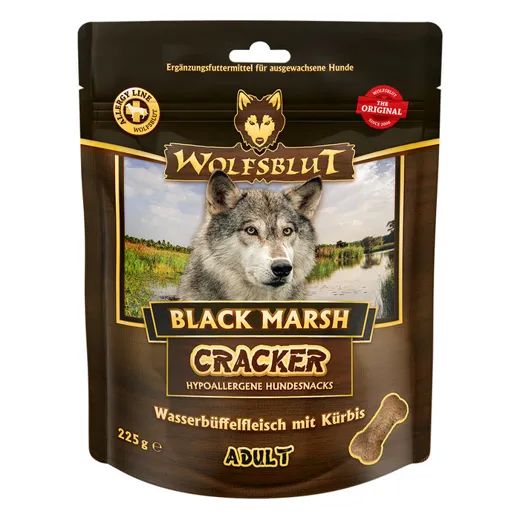 Wasserbüffel Fleisch mit Kürbis von Wolfsblut - Der Hypoallergene Hundesnack in der 225g Packung.