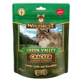 Getreidefreie Green Valley Cracker von Wolfsblut mit Lammfleisch, Lachs und Kartoffeln.