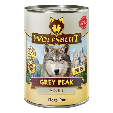 Wolfsblut Canine Adult Grey Peak Pure - Ziege 6x 395g