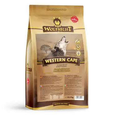 Wolfsblut Canine Adult Western Cape - Strauss mit Banane 12.5Kg
