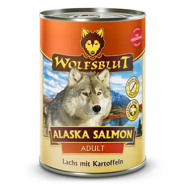 Wolfsblut Canine Adult Alaska Salmon - Lachs mit Kartoffel 6x 395g