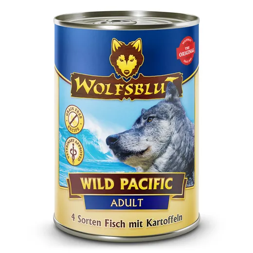Mit vier verschiedenen Arten Seefisch, angereichert mit Superfoods, ist das Wild Pacific Adult von Wolfsblut einzigartig in seiner Zusammenstellung.