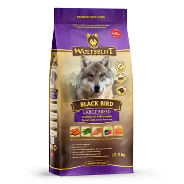 Wolfsblut Canine Large Breed Black Bird - Truthahn mit Süsskartoffel 12.5Kg