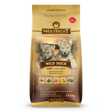 Wolfsblut Puppy Large Breed Wild Duck - Ente mit Kartoffel 12.5Kg