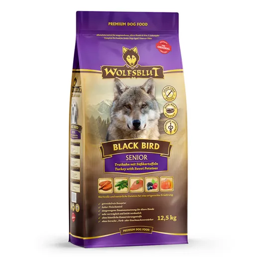 Wolfsblut Black Bird Senior – Hundefutter, das nach der Natur des Wolfes gestaltet ist.