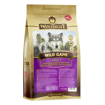 Wolfsblut Canine Adult Wild Game - Wildvogel mit Süsskartoffel 12.5 Kg