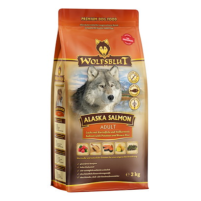 Wolfsblut Canine Adult Alaska Salmon - Lachs mit Kartoffel Haustier  Onlineshop Schweiz