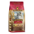 Wolfsblut Premium Trockenfutter Blue Mountain mit köstlichem Wild und nährstoffreichen Kartoffeln.