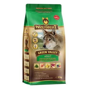 Wolfsblut Canine Adult Green Valley - Lamm & Lachs mit Kartoffel