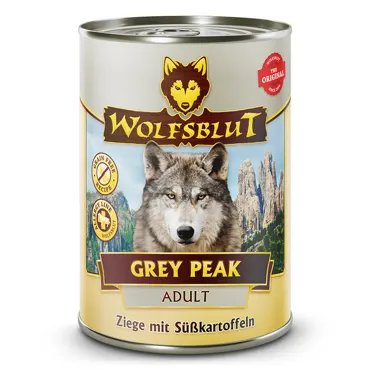 Wolfsblut Canine Adult Grey Peak - Ziege mit Süsskartoffel 6 Dosen