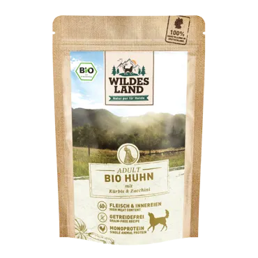 Wildes Land Canine Adult Bio Huhn Kürbis Zucchini