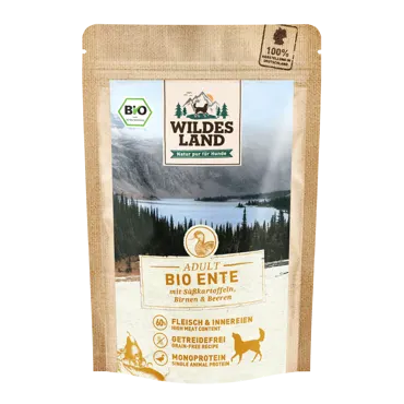 Wildes Land Canine Adult BIO Ente mit Süsskartoffeln