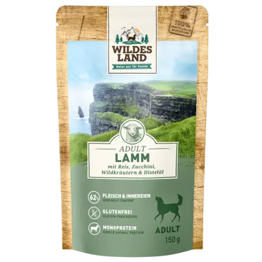 Wildes Land Canine Adult Lamm Reis Zucchini