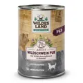 Wildes Land PUR Wildschwein mit Distelöl 400g, gesund und lecker!