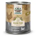Dein Hund verdient das Beste - Wildes Land PUR Huhn mit Distelöl 800g.