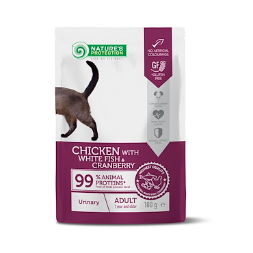 Beutel für die Harnwege von Katzen, Huhn, Weißfisch und Cranberry, 100g