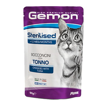 Gemon Sterilised Adult 12+ mit Thunfisch 100g